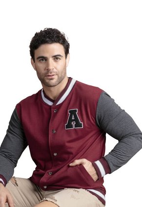 Chaqueta Masculino Vinotinto Mp 89880