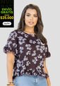 Blusa Mujer Estampado Mora Oscuro Mp 112218 de MP