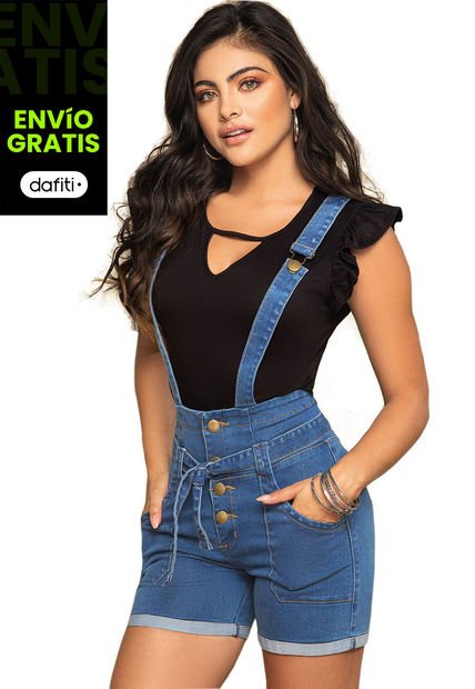 Overall Mujer Azul Mp 78869