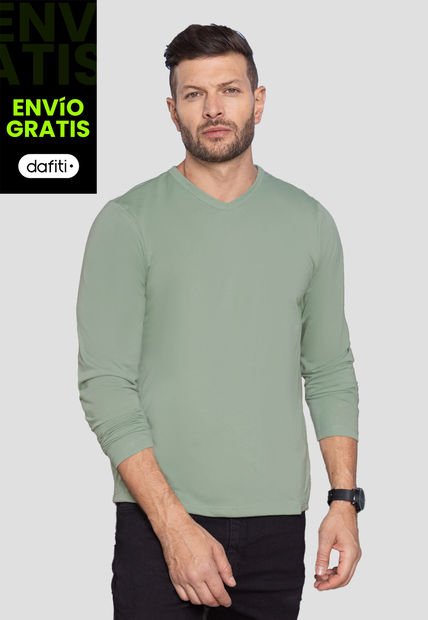 Camibuzo Hombre Verde Oliva Mp 102564