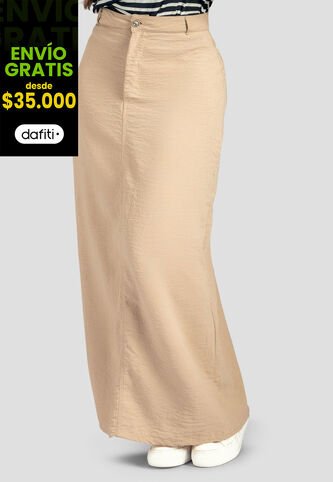 Falda Larga Mujer Latte Mp 113212 MP