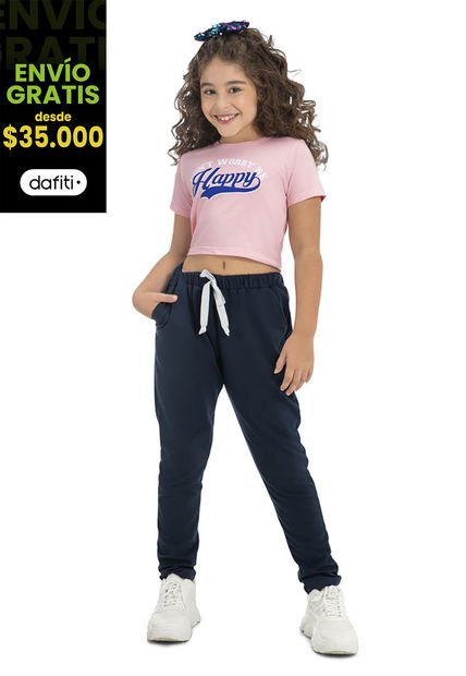 Jogger Infantil Azul Mp 79792