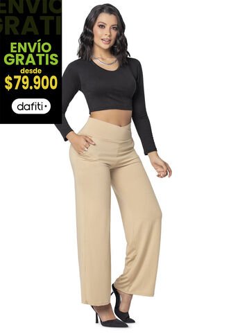 Pantalón Mujer Beige Mp 4314 MP