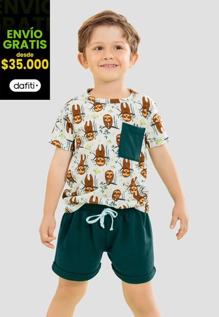 Conjunto Infantil Masculino Multicolor Mp 104963