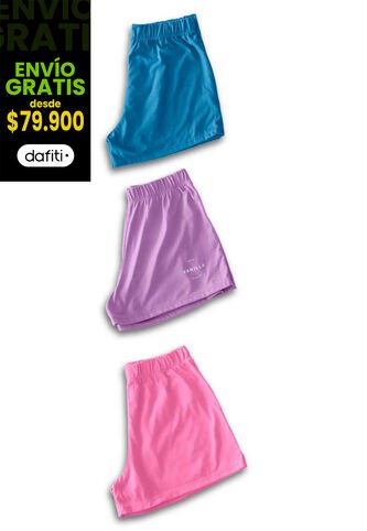 Short Paq X3 Exterior Multicolor Mp 1658 MP