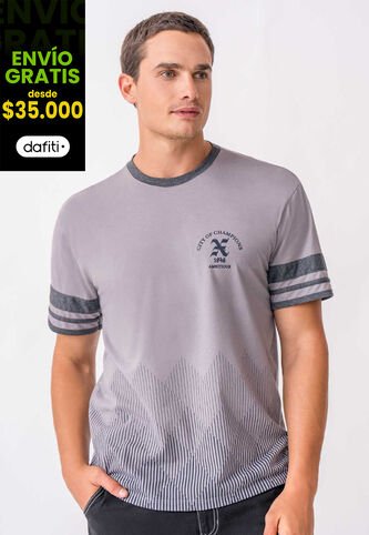 Camiseta Hombre Gris Claro Mp 111912 MP