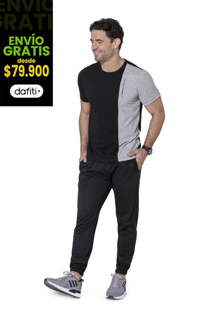Jogger Masculino Negro Mp 33636