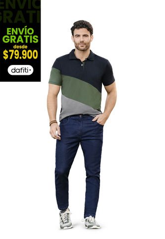 Jean Masculino Azul Oscuro Mp 6777 MP