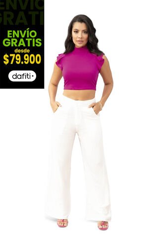 Pantalón Mujer Blanco Mp 4758 MP