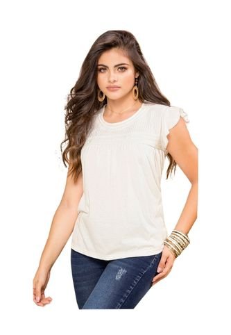 Blusa Para Mujer Marfil MP MP
