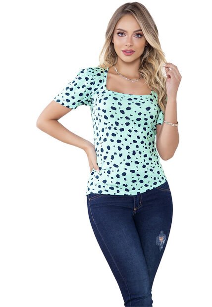 Camiseta Mujer Estampado Mp 16854