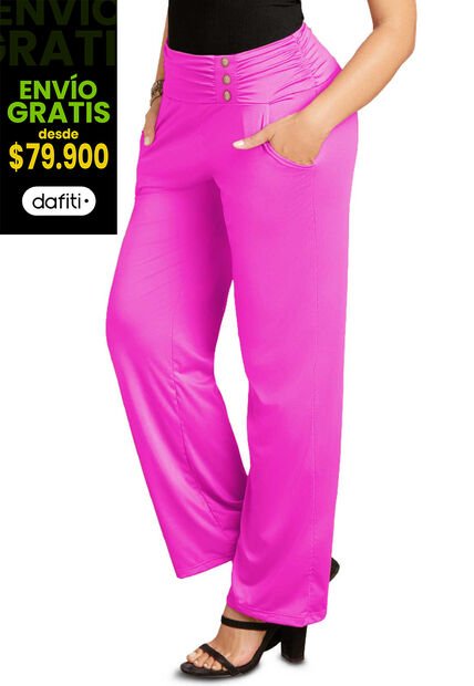 Pantalón Mujer Fucsia Mp 86925