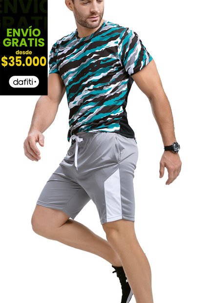 Bermuda Hombre Gris Mp 77511