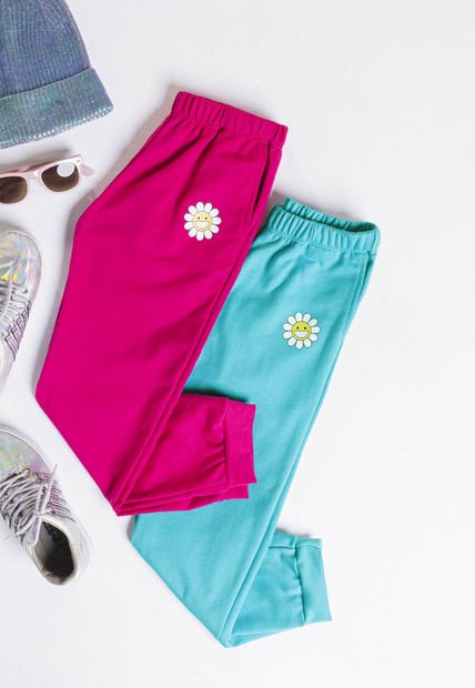 Jogger Niñas Infantil Verde Jade Mp 1388