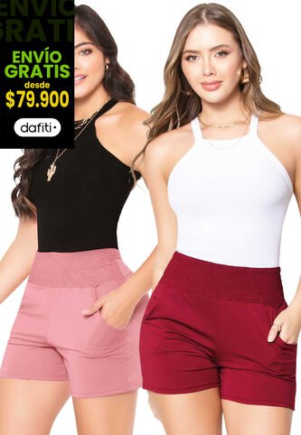 Short Paq X2 Mujer Multicolor Mp 86939 MP