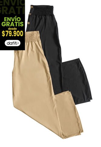 Pantalón Mujer Negro Mp 3407 MP