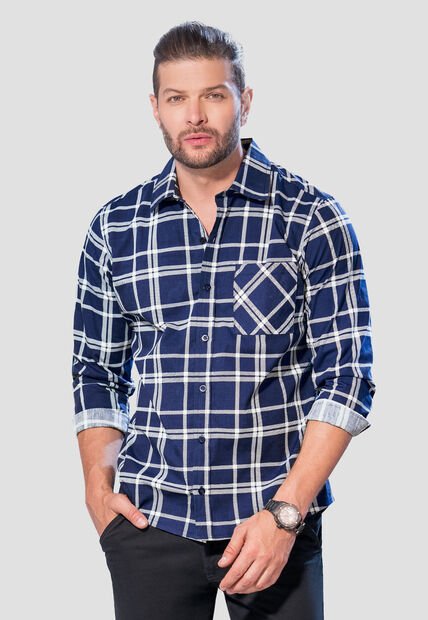 Camisa Hombre Estampado Mp 105330