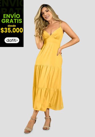 Vestido Largo Mujer Girasol Mp 111399 MP