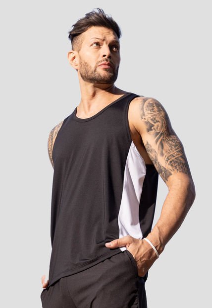 Camisilla Hombre Negro Mp 102573