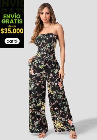 Enterizo Largo Mujer Estampado Mp 110421 MP