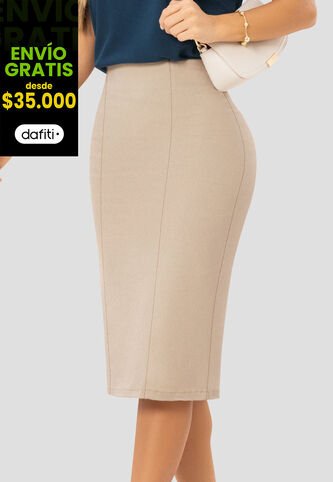 Falda Larga Mujer Latte Mp 112341 MP