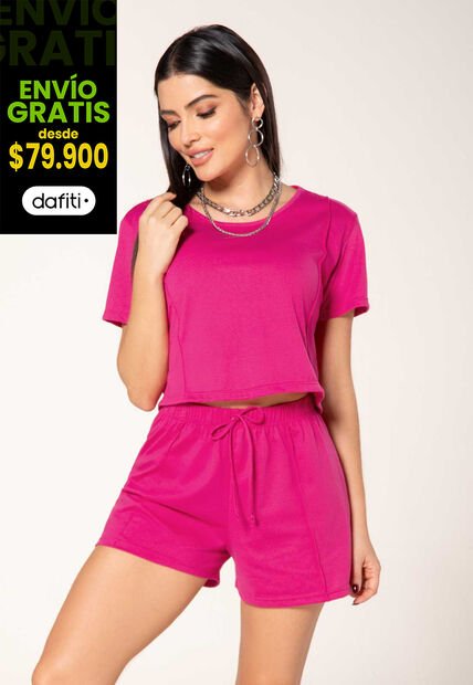 Conjunto Mujer Fucsia Mp 1842