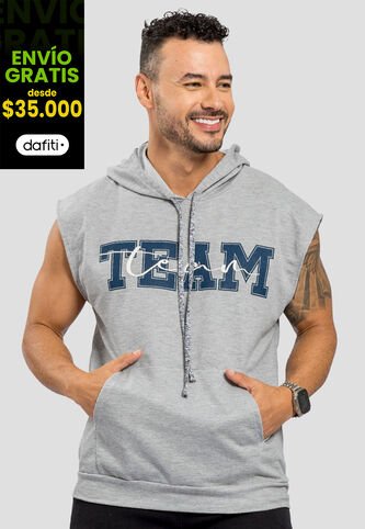 Camiseta Hombre Gris Jaspe Mp 110976 MP