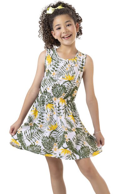 Vestido Infantil Femenino Multicolor Mp 4102