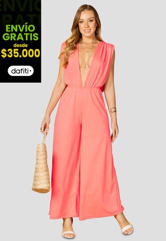 Enterizo Largo Mujer Salmon Mp 110431 MP