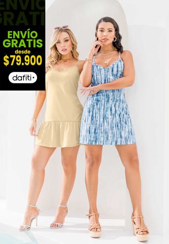 Vestido Paq X2 Exterior Multicolor Mp 1654 MP