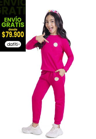 Jogger Infantil Fucsia Mp 1388 MP