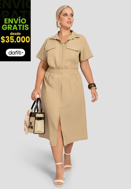 Vestido Mujer Latte Mp 112328