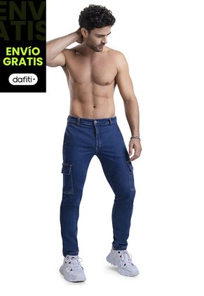 Pantalón Hombre Azul Oscuro Mp 6106