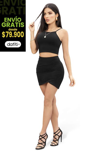 Conjunto Mujer Negro Mp 6585