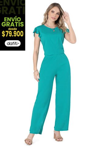Enterizo Largo Mujer Verde Jade Mp 5812 MP