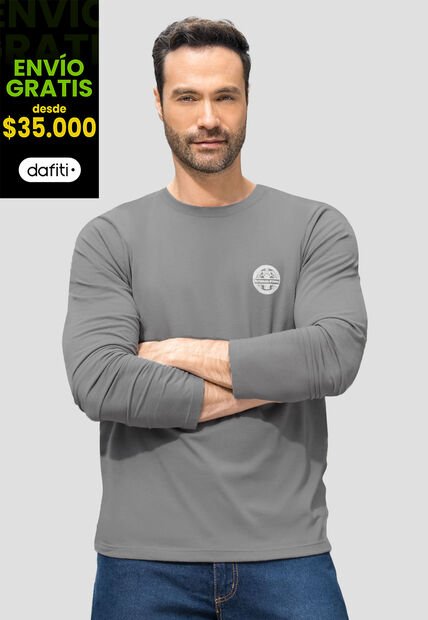 Camibuzo Hombre Gris Claro Mp 110747