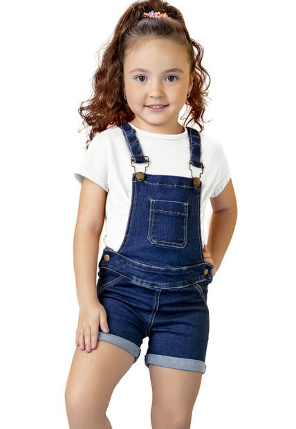 Overall Infantil Femenino Azul Mp 9940