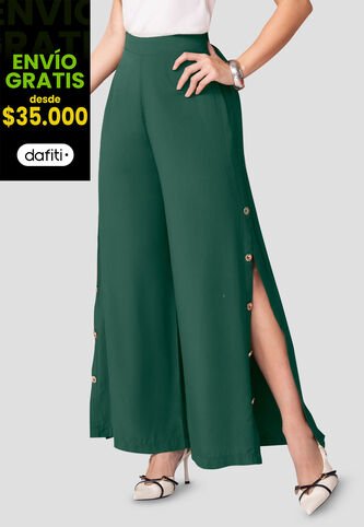 Pantalón Mujer Verde Pino Mp 111276 MP