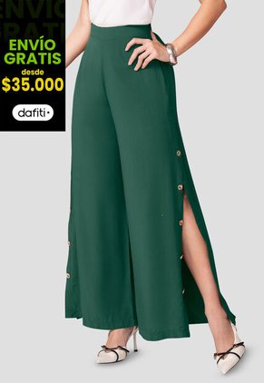 Pantalón Mujer Verde Pino Mp 111276