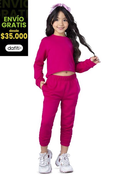 Conjunto Infantil Bebés Fucsia Mp 87285