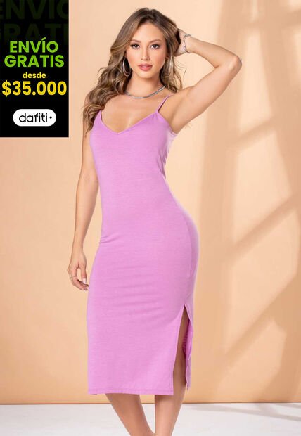 Vestido Largo Mujer Mora Mp 5164