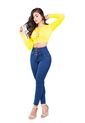 Crop Top Para Mujer Amarillo MP de MP