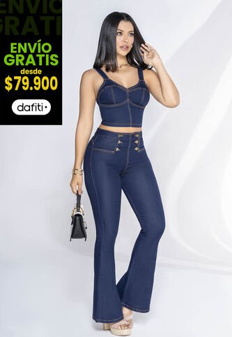 Jean Exterior Azul Oscuro Mp 3674 MP