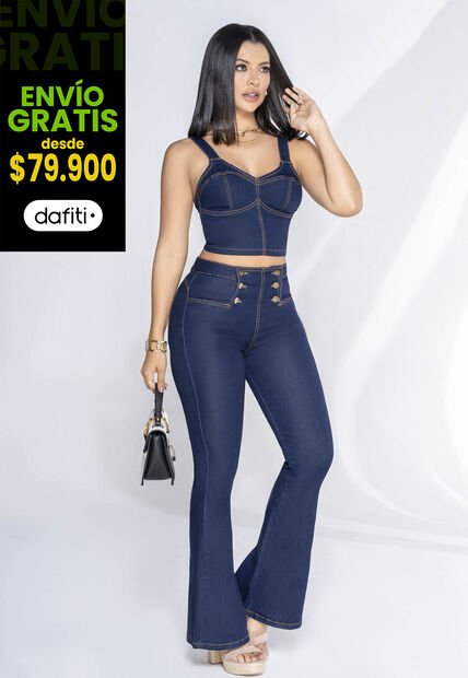 Jean Exterior Azul Oscuro Mp 3674