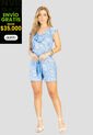Enterizo Corto Mujer Estampado Azul Mp 112220 de MP