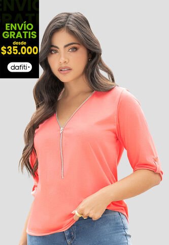 Blusa Mujer Salmon Mp 110678 MP