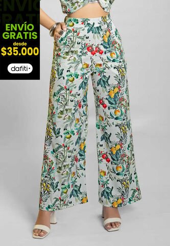 Pantalón Mujer Estampado Mp 111778 MP
