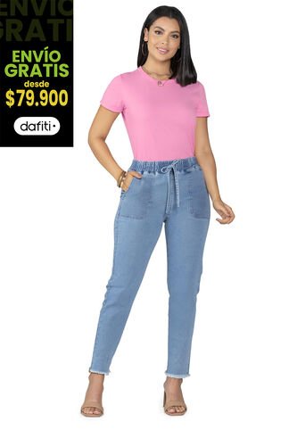 Jogger Mujer Azul Claro Mp 5339 MP