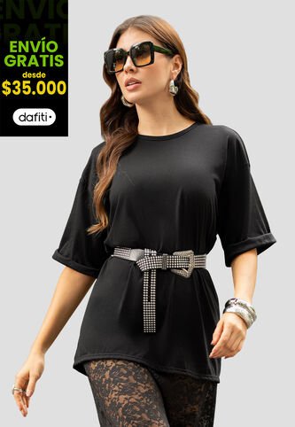 Camiseta Mujer Negro Mp 110679 MP