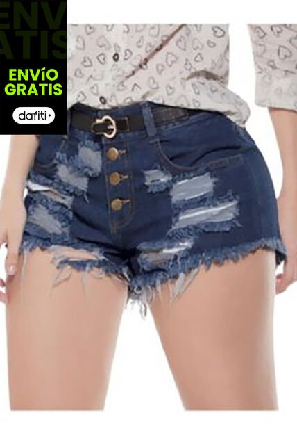 Short Juvenil Para Mujer MP 26606 Azul